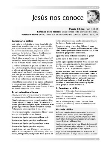 Jesús nos conoce - David C Cook