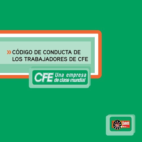 CÓDIGO DE CONDUCTA DE LOS TRABAJADORES DE CFE
