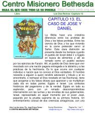 capitulo 13. el caso de jose y daniel - Centro Misionero Bethesda