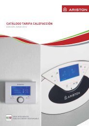 Catalogo calefaccion 2012 - Ariston