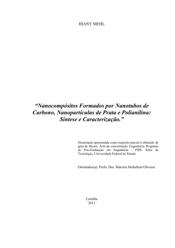 “Nanocompósitos Formados por Nanotubos de Carbono ...