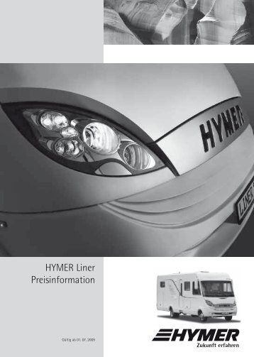 HYMER Liner Preisinformation
