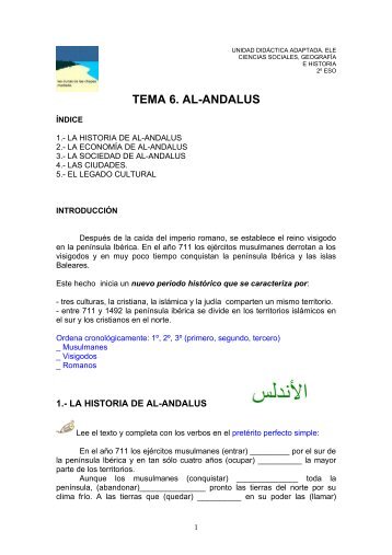 TEMA 6. AL-ANDALUS - La web del ATAL