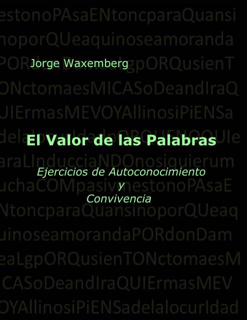 EL VALOR DE LAS PALABRAS - Cafh