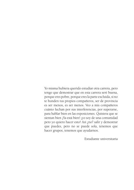 Decir y callar Lenguaje, equidad y poder en la Universidad peruana