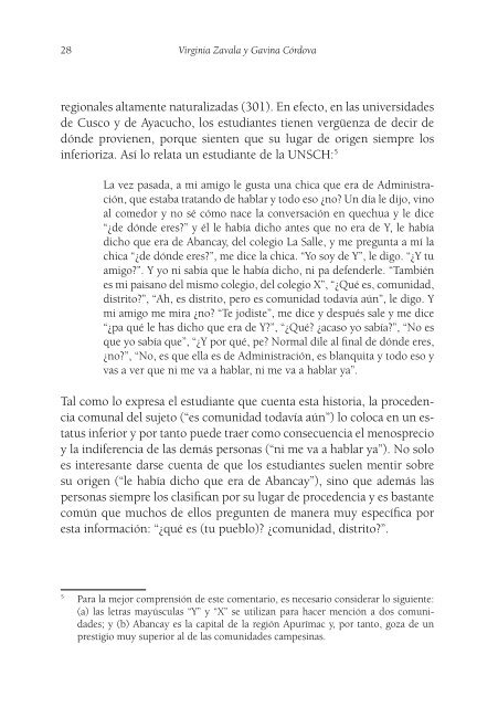 Decir y callar Lenguaje, equidad y poder en la Universidad peruana