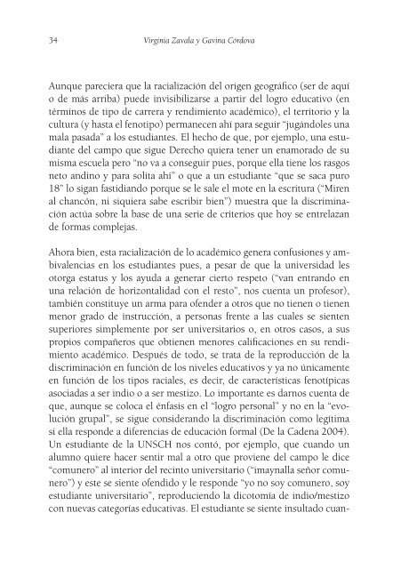 Decir y callar Lenguaje, equidad y poder en la Universidad peruana