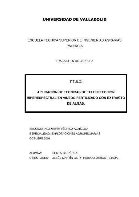 UNIVERSIDAD DE VALLADOLID - Quantalab