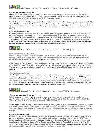 CADDX - Guia de Usuario (Espanol) paneles NX - Alartec