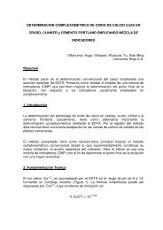 DETERMINACION COMPLEXOMETRICA DE OXIDO DE ... - Asocem