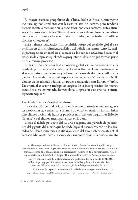 CRISIS CAPITALISTA, ECONOMÍA, POLÍTICA Y MOVIMIENTOS ...