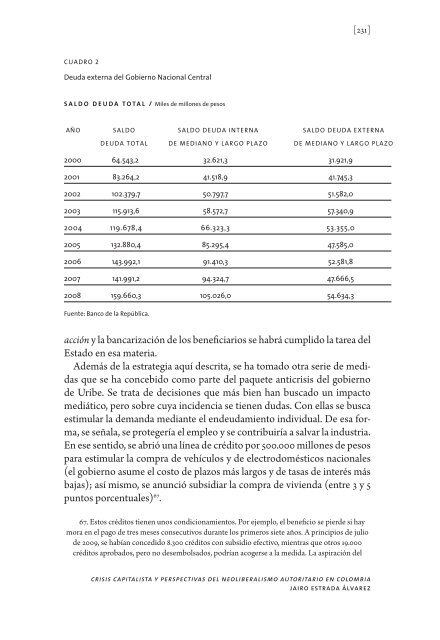 CRISIS CAPITALISTA, ECONOMÍA, POLÍTICA Y MOVIMIENTOS ...