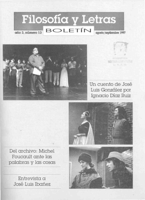 Del archivo: Michel Foucault ante las palabras y las cosas Entrevista ...