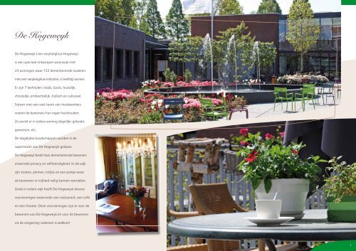 A4 Brochure 'Wonen in De Hogewey... - Vivium Zorggroep