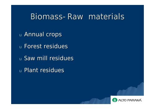 Aspectos prácticos en la operación de Calderas de Biomasa