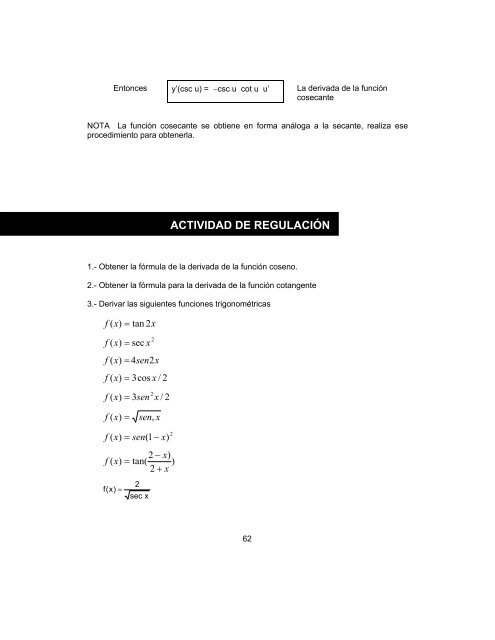 CÁLCULO DIFERENCIAL E INTEGRAL I - Conevyt