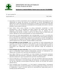 Declaración Jurada del Médico Tratante. - Lazar