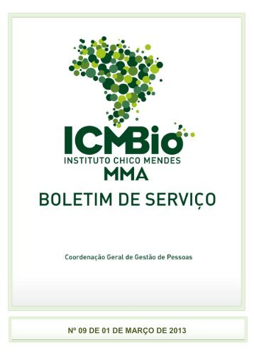 Matéria do BS nº 09, de 01.03.2013 - ICMBio