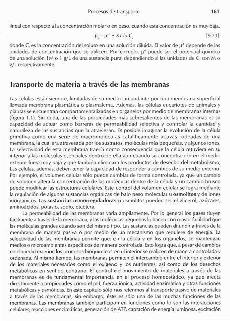 Procesos de transporte