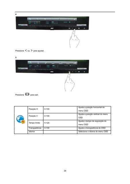 Manual do Usuário do Monitor de LCD - AOC