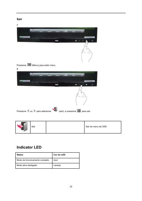 Manual do Usuário do Monitor de LCD - AOC