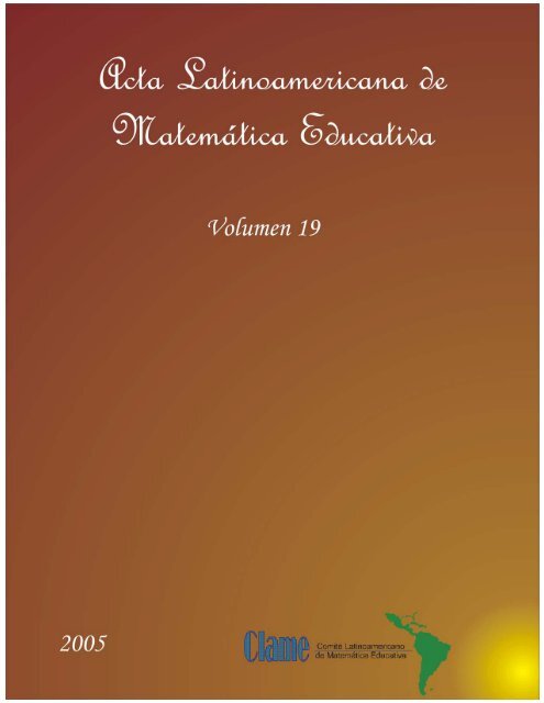 Descargar PDF - Comite Latinoamericano de Matematica Educativa