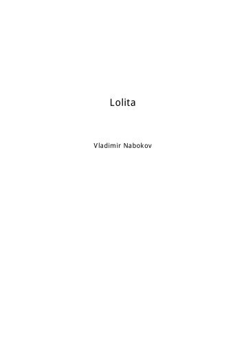 Lolita - Taller palabras