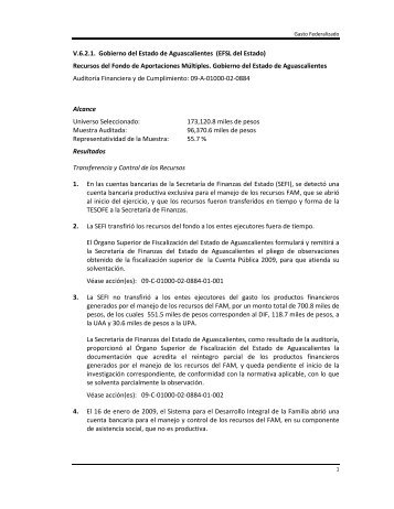 informe del resultado de la fiscalización superior de la cuenta ...