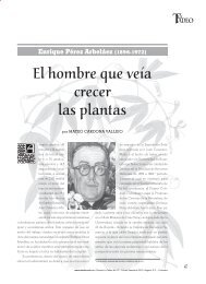 El hombre que veía crecer las plantas - Universidad de Bogotá ...