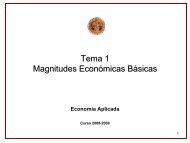 Magnitudes económicas básicas - OCW Usal