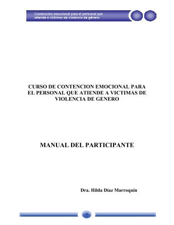 MANUAL DEL PARTICIPANTE - Instituto Nacional de las Mujeres