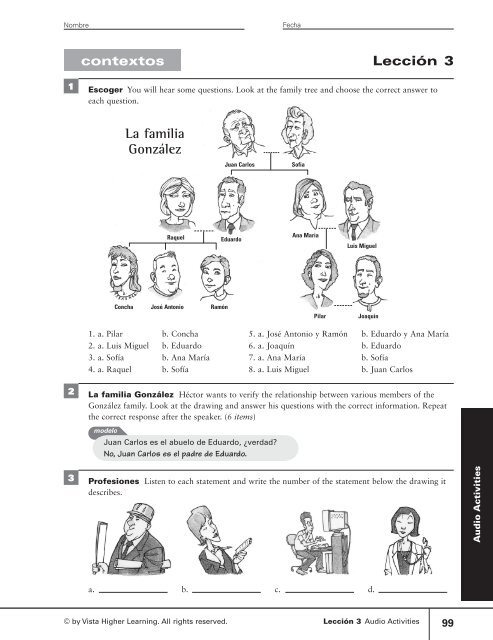 listening activities worksheets