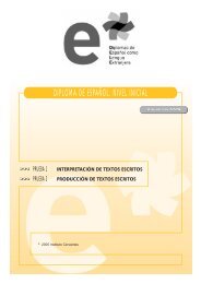 Diplomas de español - Nivel inicial - Instituto Cervantes