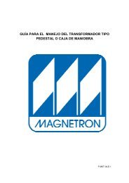 Guia de Pedestales - Magnetron