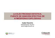 la electricidad estática, fuente de ignición efectiva de atmósferas ...