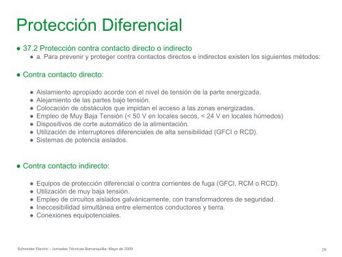 Coordinación de Protecciones BT - Schneider Electric