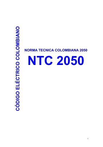 NTC2050 - CEC - ingenieria
