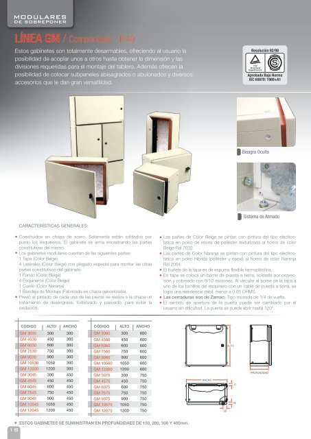 Catálogo 2012 PDF - Gabexel