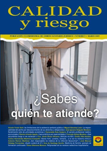 2009 Marzo: ¿Sabes quien te atiende? - Calidad y Riesgo