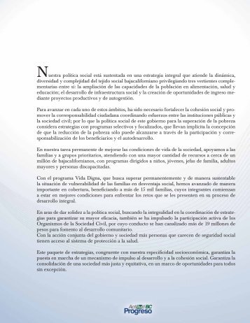 Informe de Labores - Gobierno del Estado de Baja California