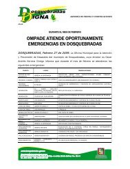 OMPADE ATIENDE OPORTUNAMENTE EMERGENCIAS EN ...