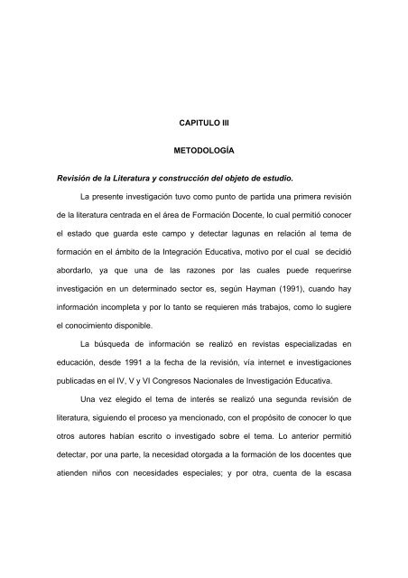 la formacion del docente de la escuela regular y la atencion a los ...