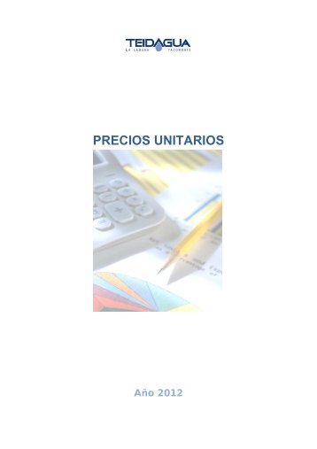 PRECIOS UNITARIOS - teidagua