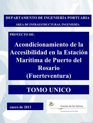 Acondicionamiento de la Accesibilidad en la Estación Marítima de ...