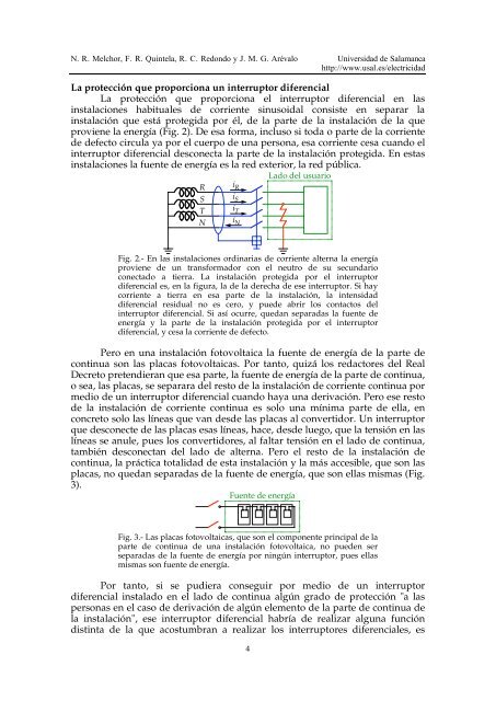 Seguridad electrica de plantas fotovoltaicas con conexion en baja