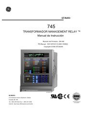 745 Transformador Management Relay - GE Digital Energy