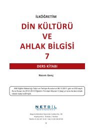 DİN KÜLTÜRÜ VE AHLAK BİLGİSİ 7