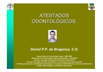 Documentos Legais - Atestados Odontológicos - Faculdade de ...