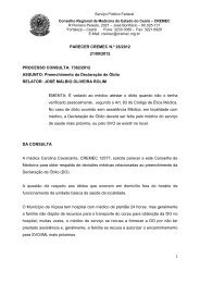 PARECER CREMEC N.º 26/2012 21/09/2012 PROCESSO ...