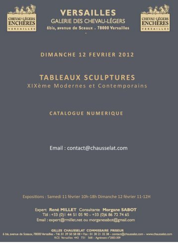 catalogue numerique dimanche 12 fevrier 2012 tableaux sculptures
